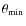 $\theta_{\rm min}$