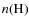 $n(\rm {H})$