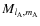 $M_{l_{\rm A},m_{\rm A}}$