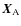 ${\vec X}_{\rm A}$