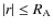 $\vert r\vert \le R_{\rm A}$