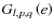 $G_{l,p,q}\left (e\right )$