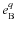$e_{\rm B}^{q}$