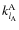 $k^{\rm A}_{l_{\rm A}}$