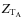 $Z_{{\rm T}_{\rm A}}$