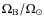 $\Omega _{\rm B}/\Omega _{\odot }$