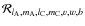 ${\mathcal R}_{l_{\rm A},m_{\rm A},l_{\rm C},m_{\rm C},v,w,b}$