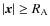 $\vert\vec x\vert\ge R_{\rm A}$