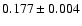$0.177\pm0.004$