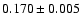 $0.170\pm0.005$