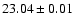 $23.04\pm0.01$
