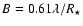 $B=0.61\lambda/R_\star$