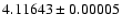 $4.11643 \pm 0.00005$
