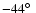 $-44\hbox{$^\circ$ }$