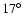 $17\hbox{$^\circ$ }$