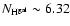 $N_{{\rm H}^{{\rm gal}}}\sim 6.32$