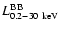 $L_{0.2-30~{\rm keV}}^{\rm BB}$