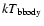 $kT_{\rm bbody}$