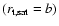 $(r_{\rm t, sat}=b)$