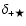 $\delta_{+\bigstar}$