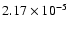 $2.17\times10^{-5}$
