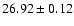 $26.92\pm0.12$