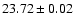 $23.72\pm0.02$