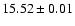 $15.52\pm0.01$