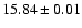 $15.84\pm0.01$