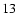$13\:$