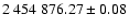 $2~454~876.27\pm0.08$
