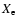 $X_{\rm e}$