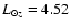 $L_{\odot
z}=4.52$