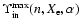 $\Upsilon_{\rm in}^{\max}(n, X_{\rm e}, \alpha)$