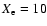 $X_{\rm e} = 10$