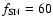 $f_{\rm SN}=60$