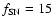 $f_{\rm SN}=15$