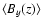 $\langle
B_y (z)\rangle$