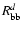 $R_{\rm bb}^d$