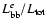 $L_{\rm bb}^e/L_{\rm tot} $