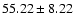 $55.22 \pm 8.22$