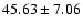 $45.63 \pm 7.06$