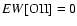 $EW[{\rm OII}]=0$