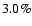 $3.0\%$