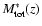 $M_{\rm tot}^{*}(z)$