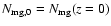 $N_{\rm mg,0} = N_{\rm mg}(z=0)$