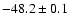 $-48.2\pm0.1$