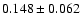 $0.148\pm0.062$