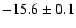 $-15.6\pm0.1$