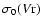 $\sigma _0(V{\rm r})$